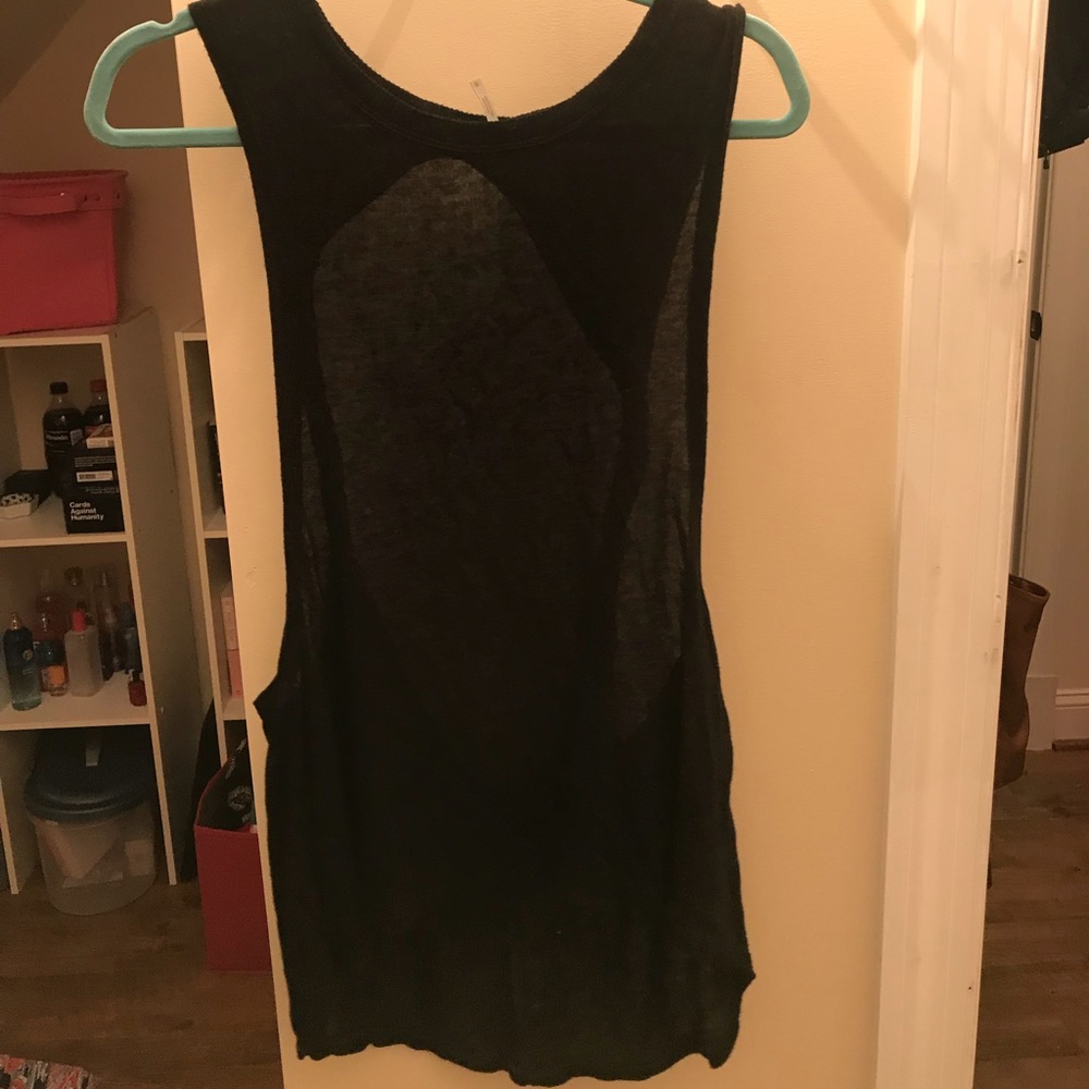 Free people open back top
